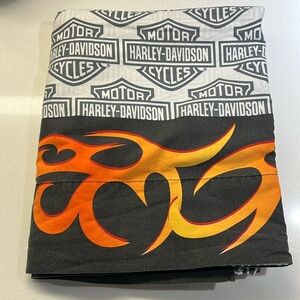 Vintage Harley Davidson Full sized top Sheet